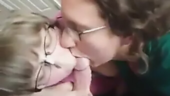 Two Women Get Facial Cumshot Rewards In Homemade Video