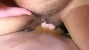 Redhead Cougar Gets Intimate With Younger Partner In Restroom