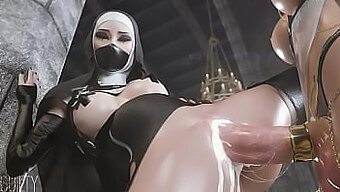 Holy Misconduct: 3d Animation Of A Nun'S Lascivious Behavior