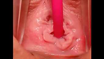 Intense Close-Up Of A Girl'S Vaginal Orgasm And Contractions