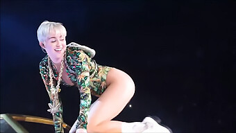 Miley Cyrus的诱人视频导致无法控制的射精