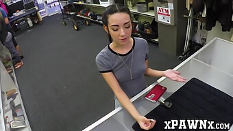 Young And Petite Kiley Jay Makes A Deal With A Pawnshop Owner For Sex