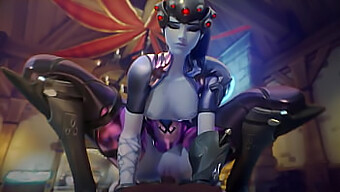 Kompilasi Hentai Tanpa Sensor Yang Menampilkan Karakter Remaja Animasi 3d Dari Video Game Overwatch Menunggangi Penis