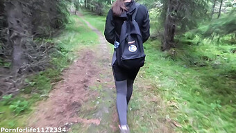 Public Sex With A Teen Hiker Who Loves Cum On Her Butt