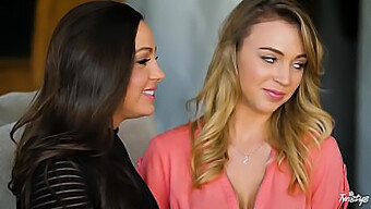 Zoey Taylor Och Abigail Mac Upplever Oförglömlig Njutning Under Ett Ångande Möte.