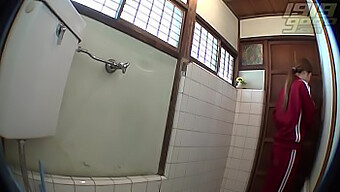 Hidden Camera Captures Teen'S Bathroom Break In Hd