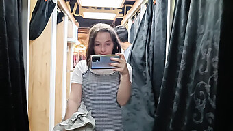 Pov View Of Student Getting Oral Sex In Clothes Store