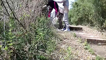 Chinese Mature Woman Exposes Herself In An Outdoor Setting.