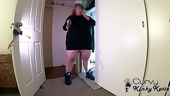 Voluptuous Milf Indulges In Smoking And Pissing While Showcasing Her Curves In A Closet