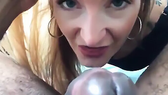 Interracial Par Nyter Oral Og Creampie Action I Pov-Video