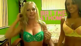 Two Girls Enjoy Themselves With Vibrator And Homemade Sex Toys In Cam Video