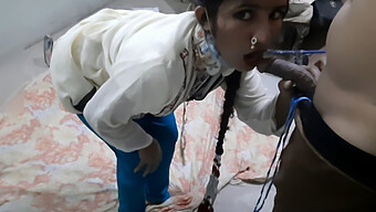 Indian Maid'S Oral Skills Lead To Wild House Party