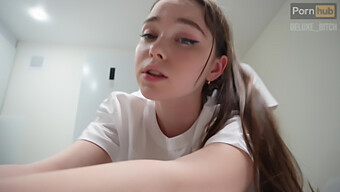 Step-Sis Prepares Breakfast And Receives A Load Of Cum In Her Mouth. High-Quality Experience