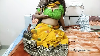 Indian Milf'S Dress Raised View