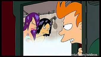 Trío De Dibujos Animados Con La Leela, Amy Y Un Hentai De Futurama. ¡mira Cómo Se Divierten Juntas!