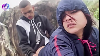 Young Guy With An Assets-Filled Butt At The Beach In Doggystyle Position