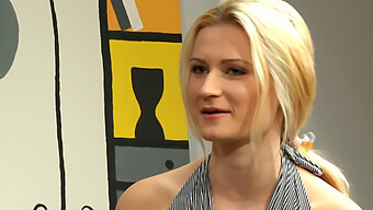 Tschechisches Girl Beim Ersten Mal Auf Casting Couch Führt Zu Intensivem Gesichtsfick Und Arschspiel