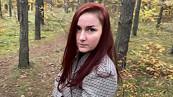 Young And Seductive Exhibitionist Enjoys Outdoor Sex In Park