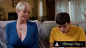 Angry Husband Discovers Stepmom Dee Williams Riding Stepson Ricky'S Huge Cock